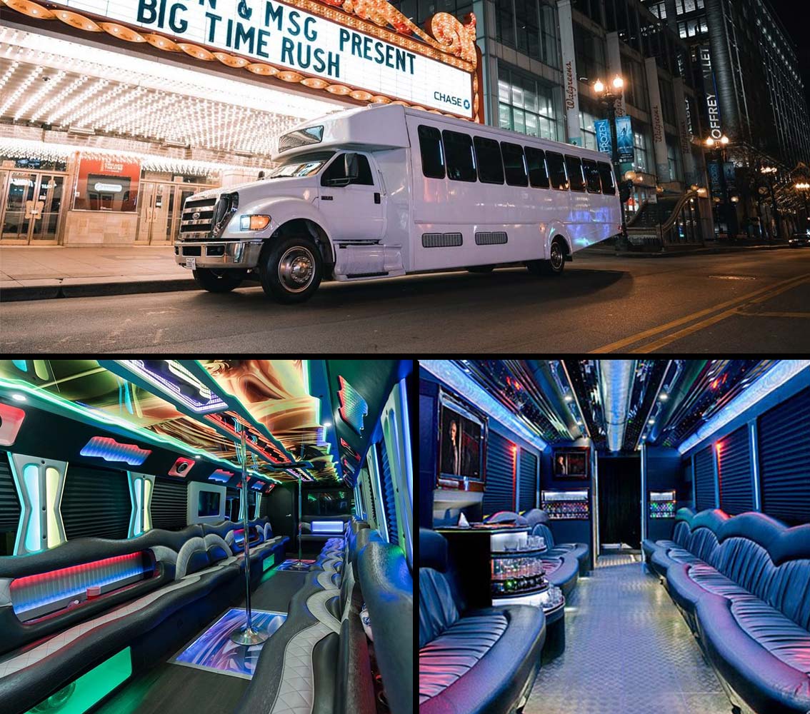 Premier Party Bus Limo Service in Chicago