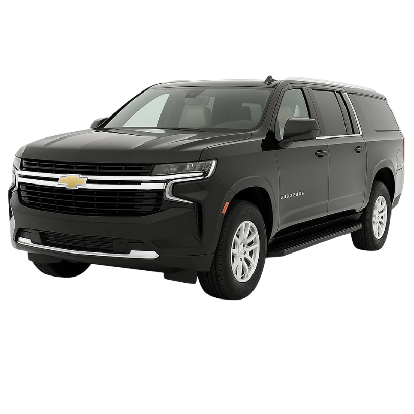 Chicago Black Car Service with Chevrolet Suburban Limo