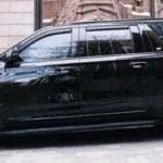 United Center black luxury car