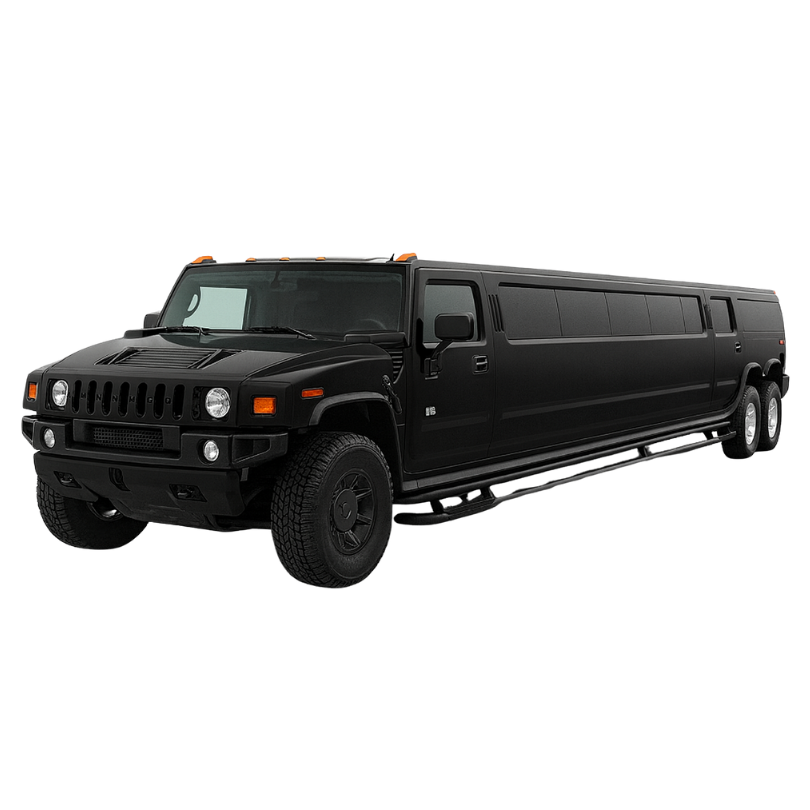 Chicago Stretch Limo Service with Black Hummer