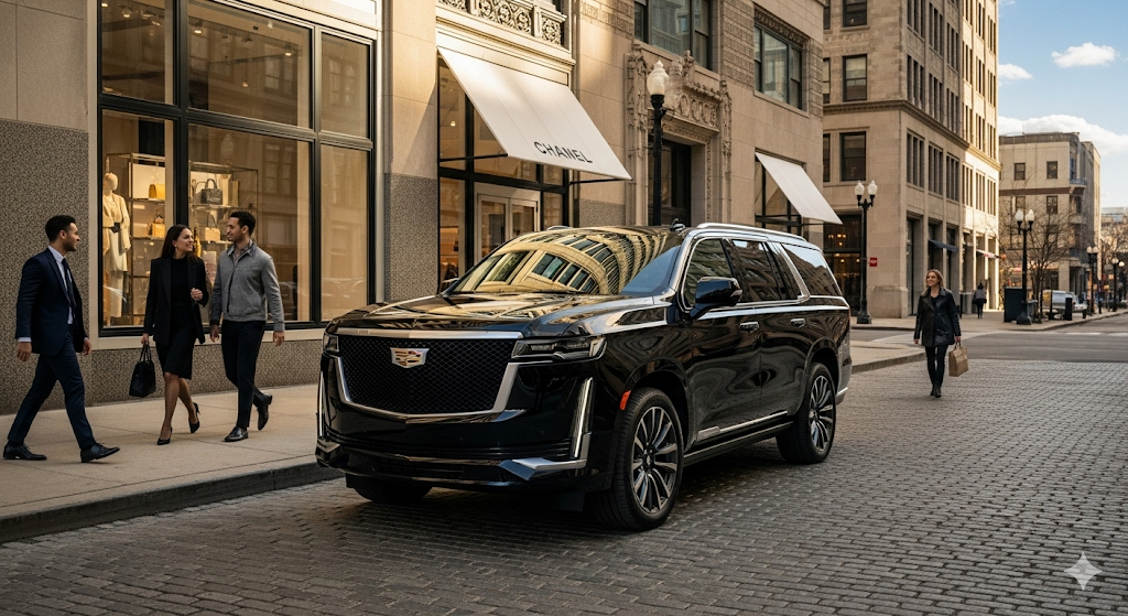 Executive chauffeur service Des Plaines Chicago suburbs