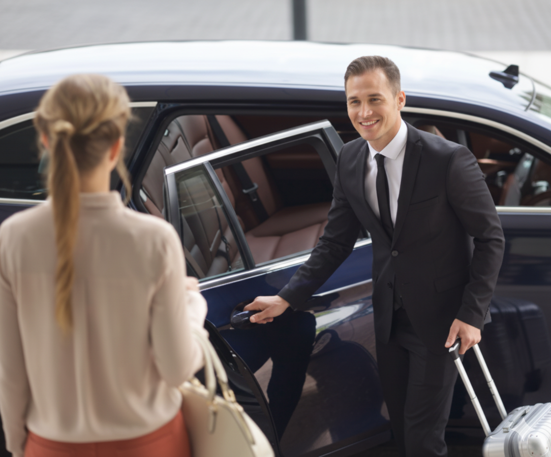 Mercedes S Class black car for corporate travel in Chicago
