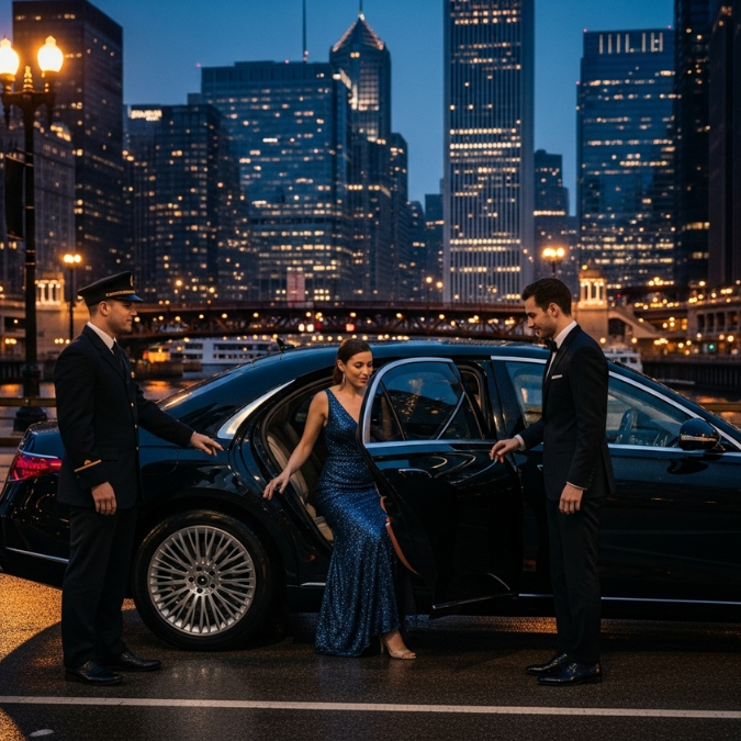 Private chauffeur service in Wilmette