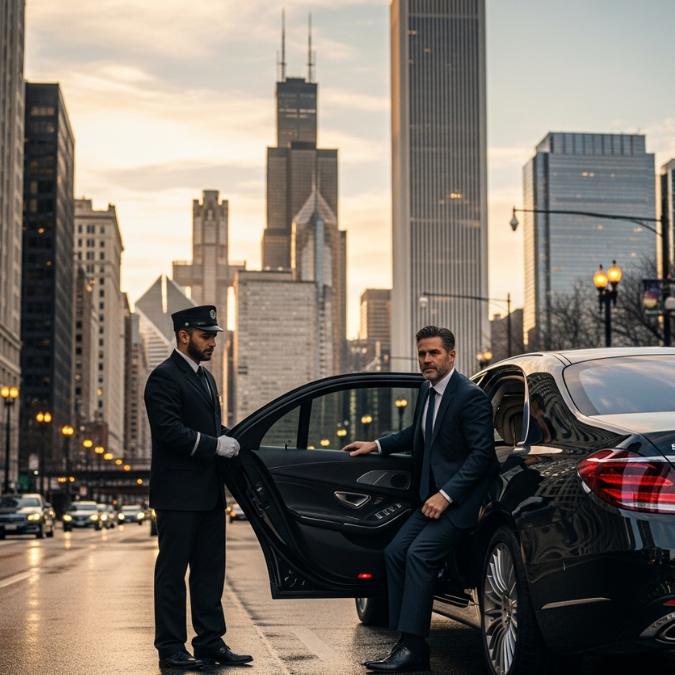 Professional chauffeur service Schaumburg