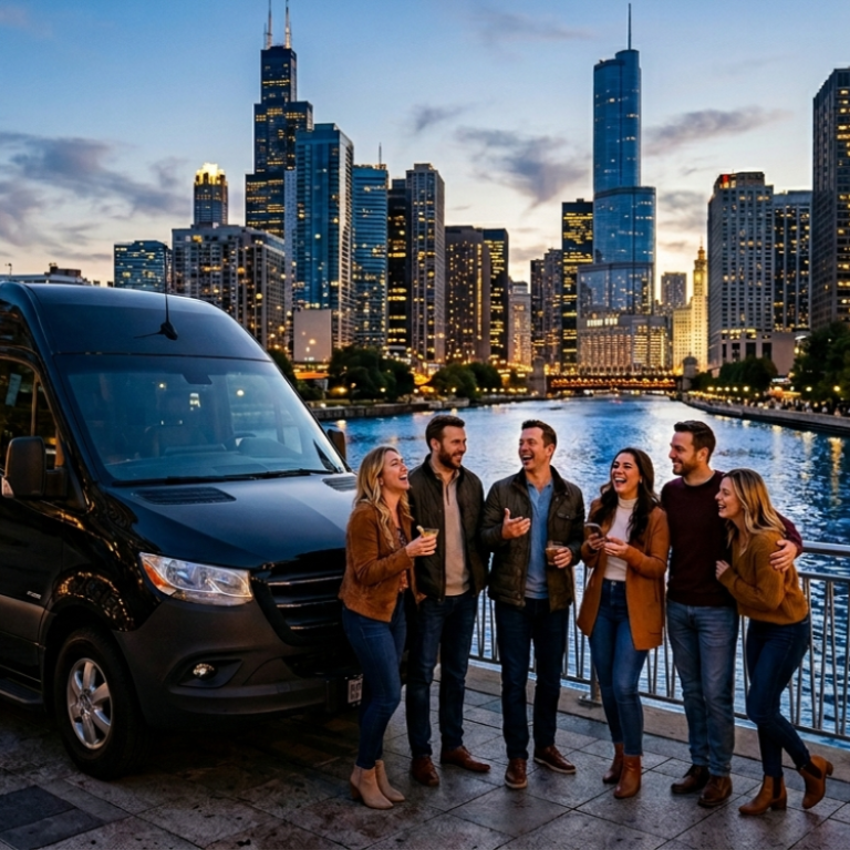 Executive 10 Passenger Van Service in Oak Lawn