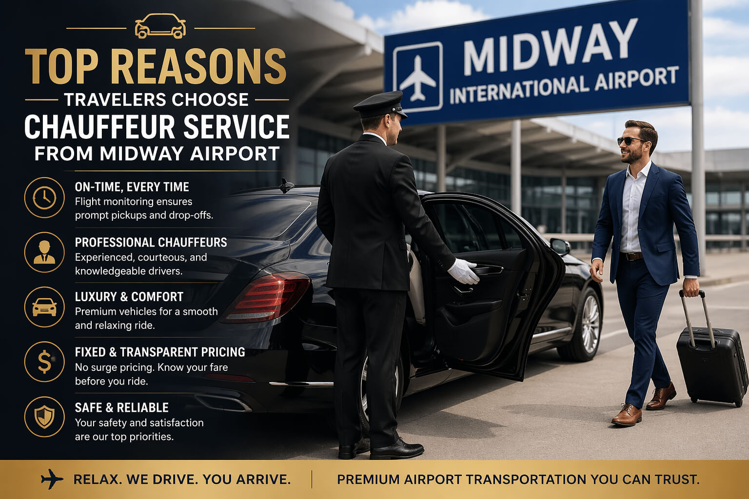 chauffeur service from Midway Airport