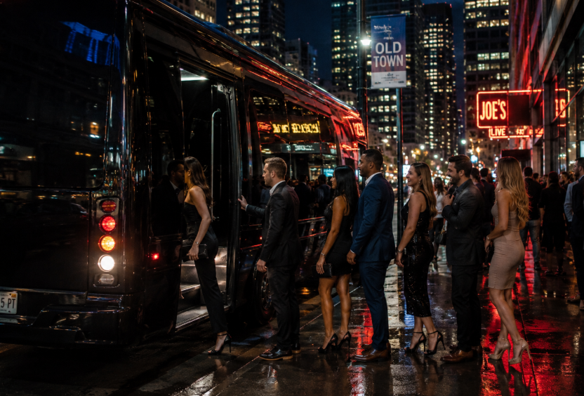 Party bus service party experience