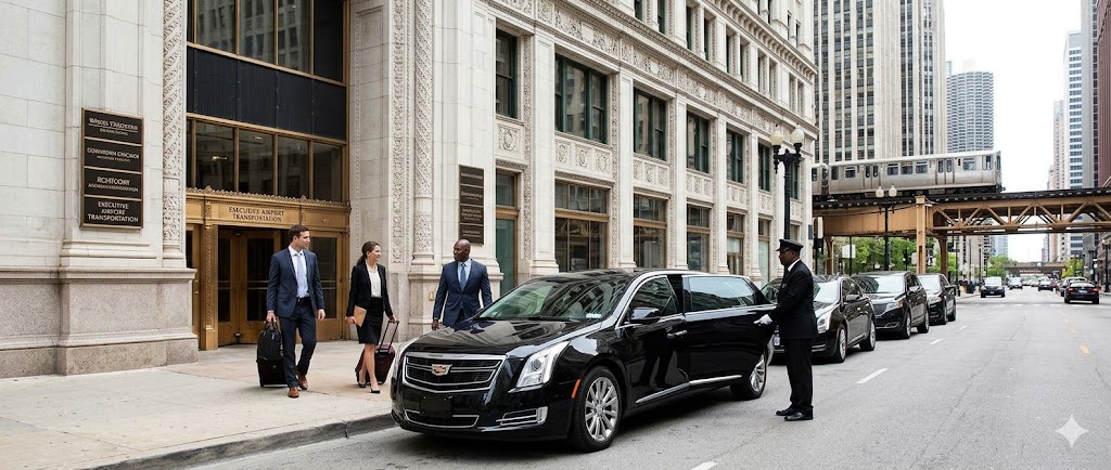 Chicago executive limo service for business airport transportation