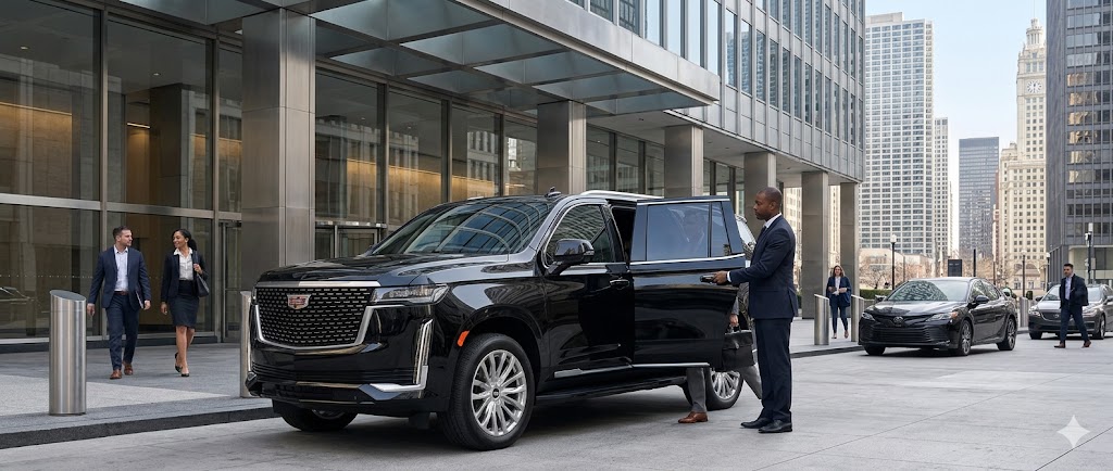Executive black car transportation service in Chicago