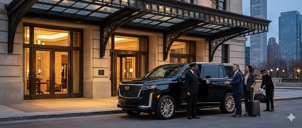 Level Up Limo airport transportation service in Chicago