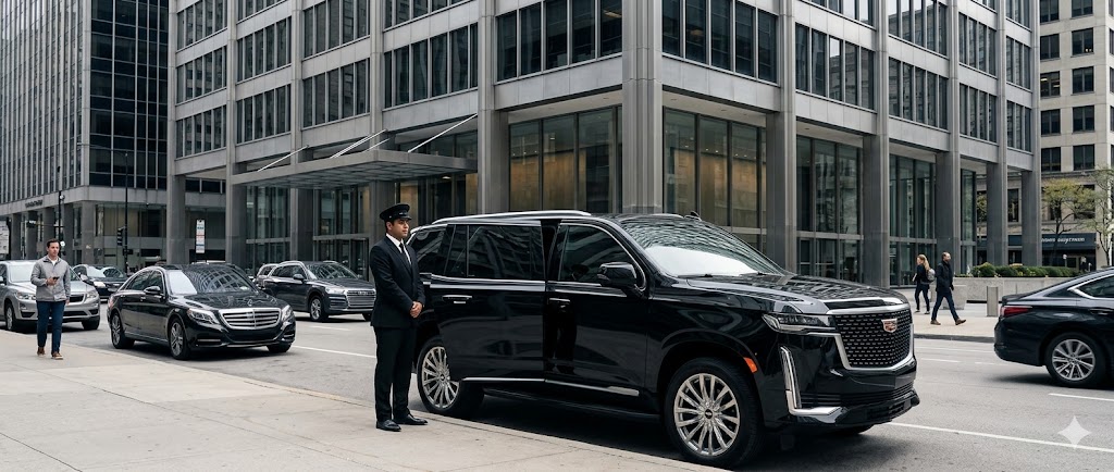 Luxury private chauffeur transportation service in Chicago