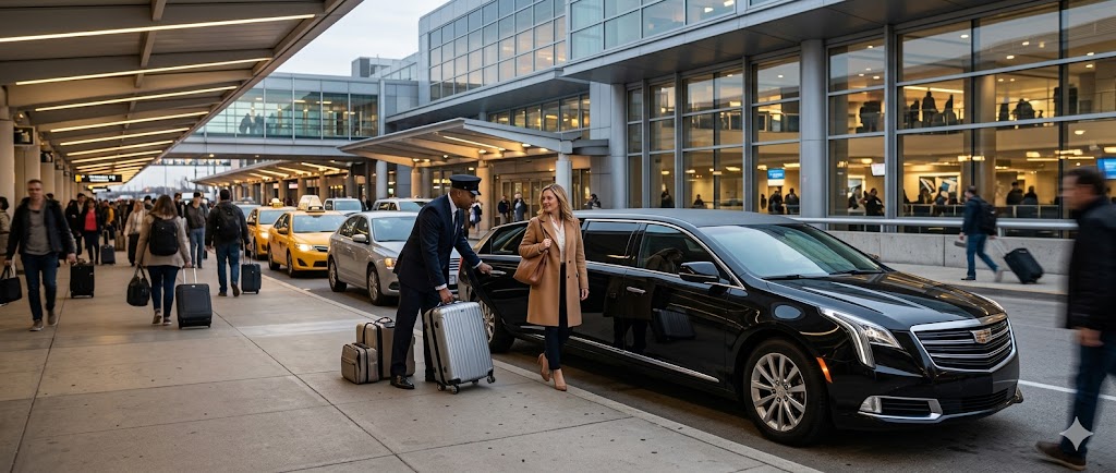 Reliable airport limousine pickup service in Chicago