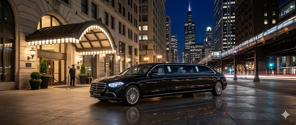 Luxury stretch limousine service in Chicago