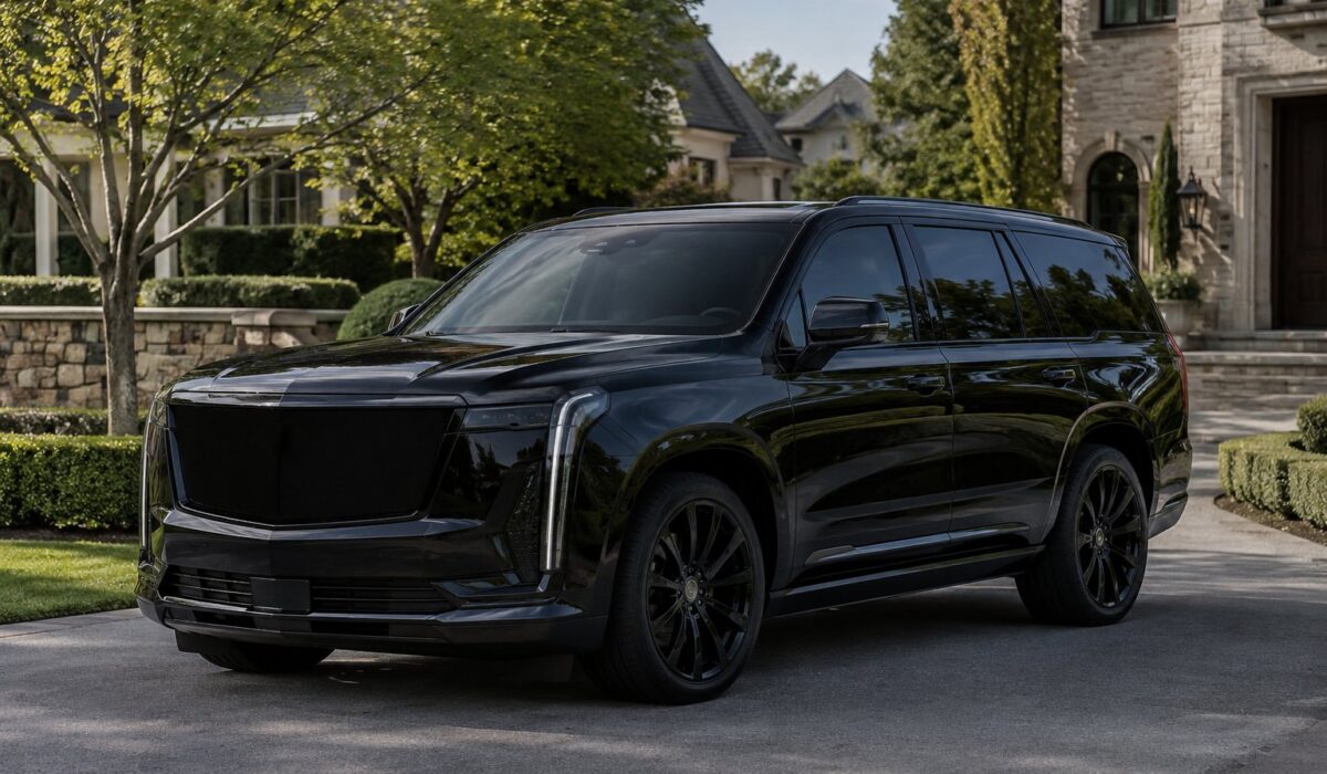 Chicago North Shore SUV Service with a latest-model black luxury SUV