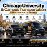 Level Up Limo Chicago university & campus transportation — S-Class, Cadillac Escalade, Sprinter, and Transit van fleet