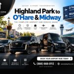 Level Up Limo Highland Park to O'Hare & Midway airport car service — S-Class, Cadillac Escalade, Sprinter, and van fleet