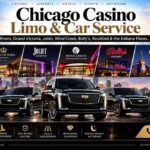 Level Up Limo Chicago casino limo and car service — Escalade SUV fleet with Rivers, Grand Victoria, Joliet, Wind Creek, Bally's, Hard Rock Rockford, and Indiana casinos