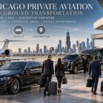 Chicago private aviation ground transportation with S-Class, Cadillac Escalade and Executive Sprinter at a private FBO