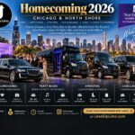 Homecoming 2026 limo, party bus and Sprinter rentals in Chicago and the North Shore by Level Up Limo: choosing a vehicle, cost per student, parent safety tips and booking before homecoming weekend sells out