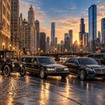 History of the limousine from early chauffeur-driven motorcars and classic stretch limousines to a 2026 Mercedes-Benz S-Class, Cadillac Escalade and Executive Sprinter